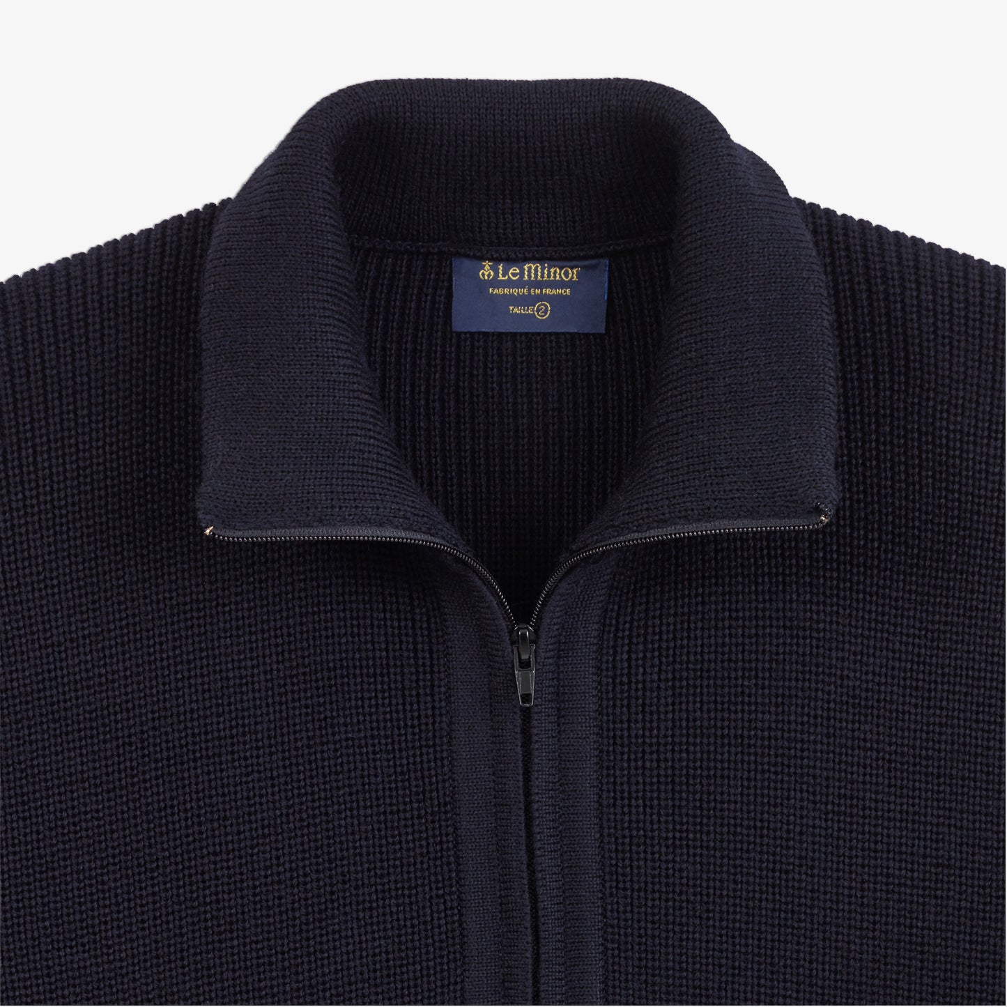 Le Minor - Le Blouson en Maille Zippé
