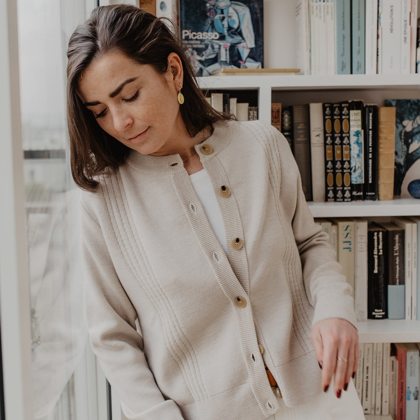Le Cardigan Mérinos Femme