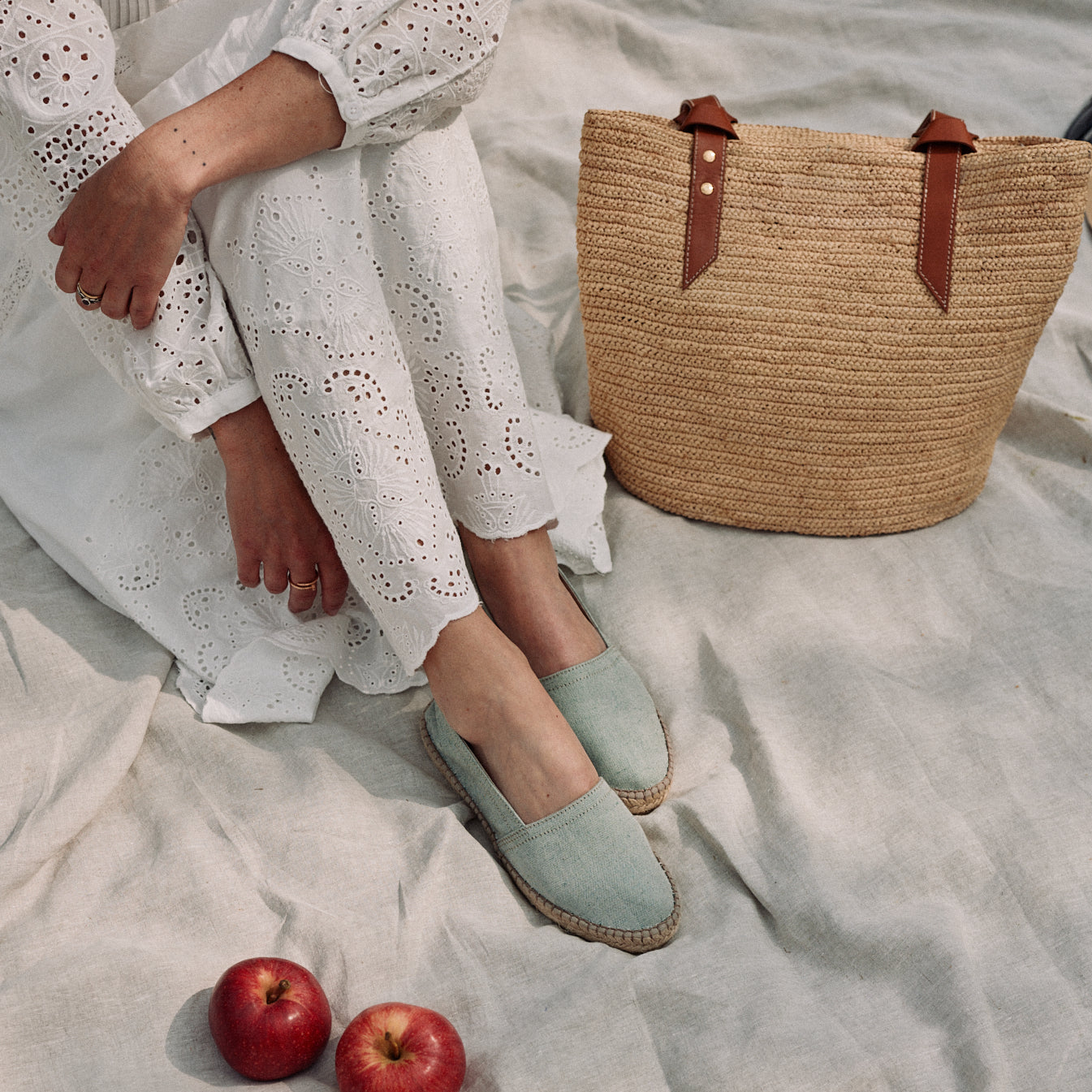 Le Sac Cabas Cuir et Raphia