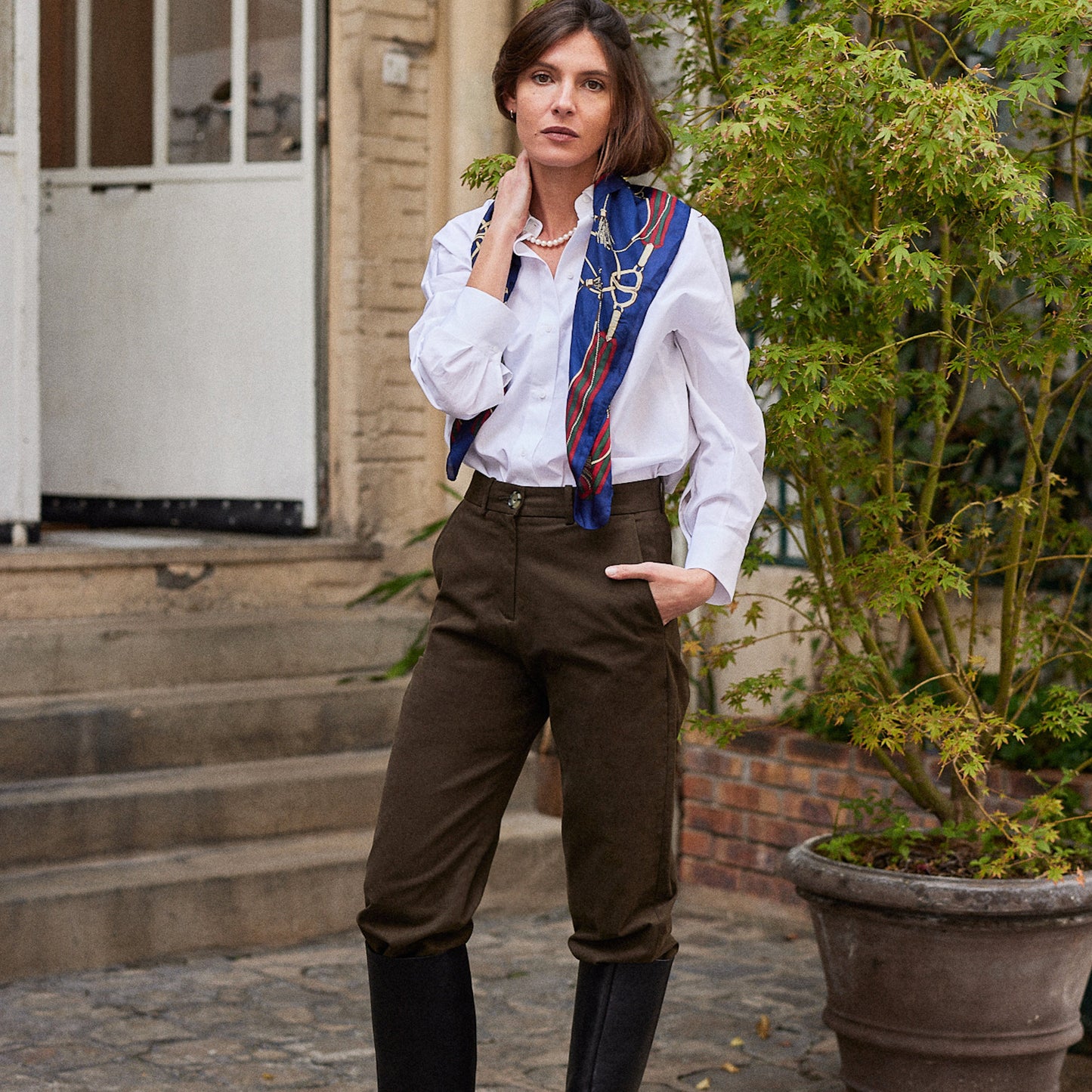 Le Chino Coton Oeko-Tex Femme