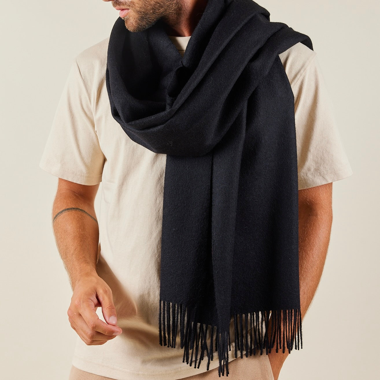 L'Echarpe Atalaya Oversize - Laine Baby Alpaga