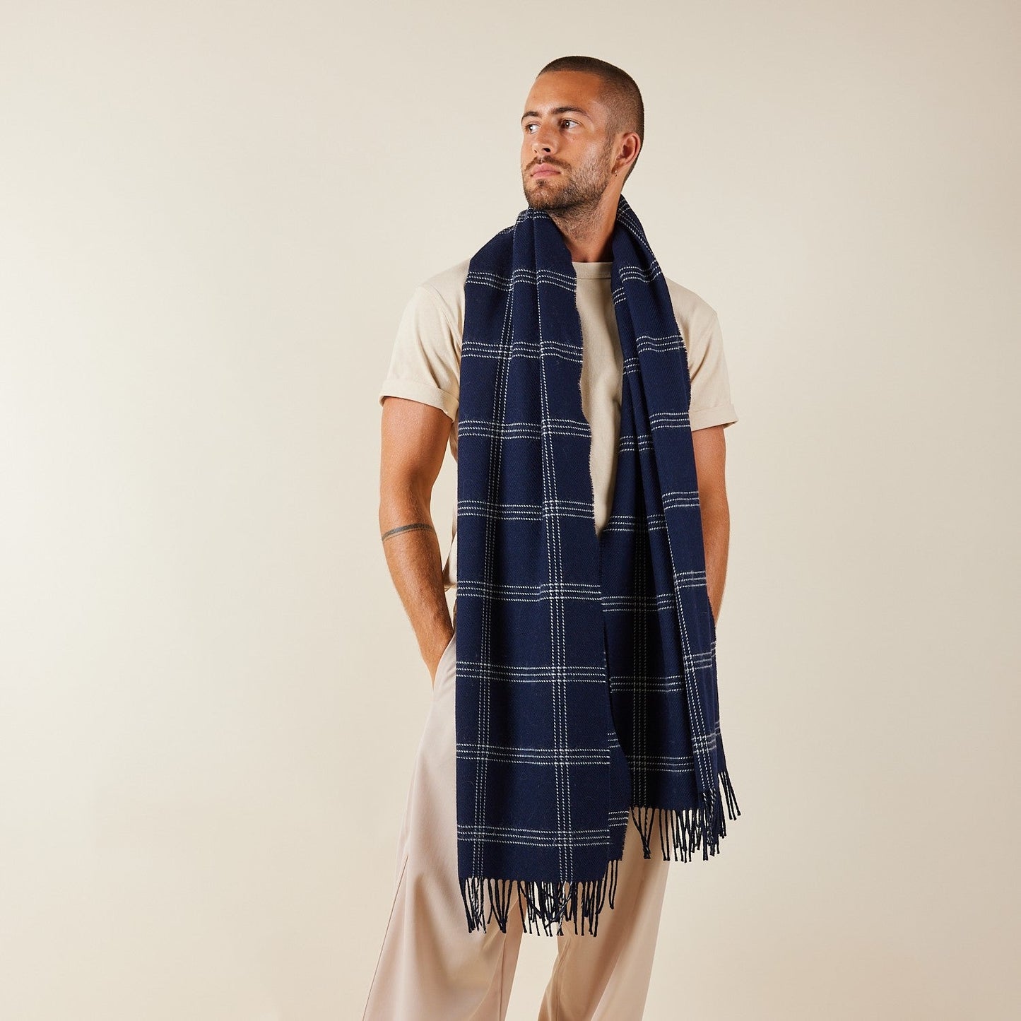 L'Echarpe Oversize Milford - Laine Mérinos