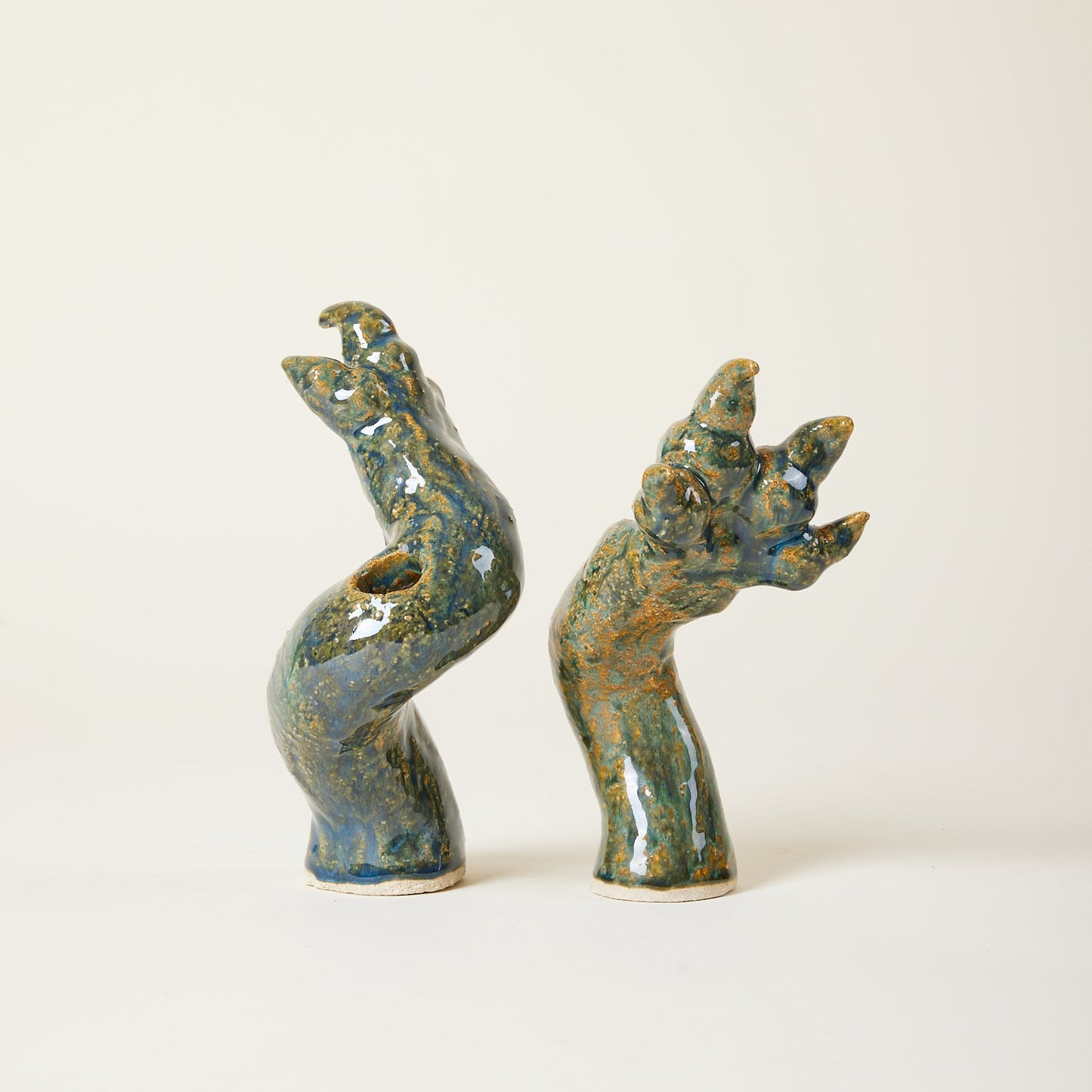 Edward Zerilli - Pattes de Tigre - Duo de chandeliers