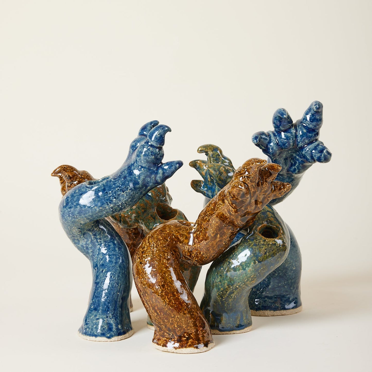 Edward Zerilli - Pattes de Tigre - Duo de chandeliers