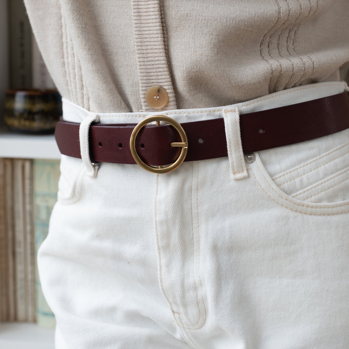 La Ceinture Cuir Végétal Amboise