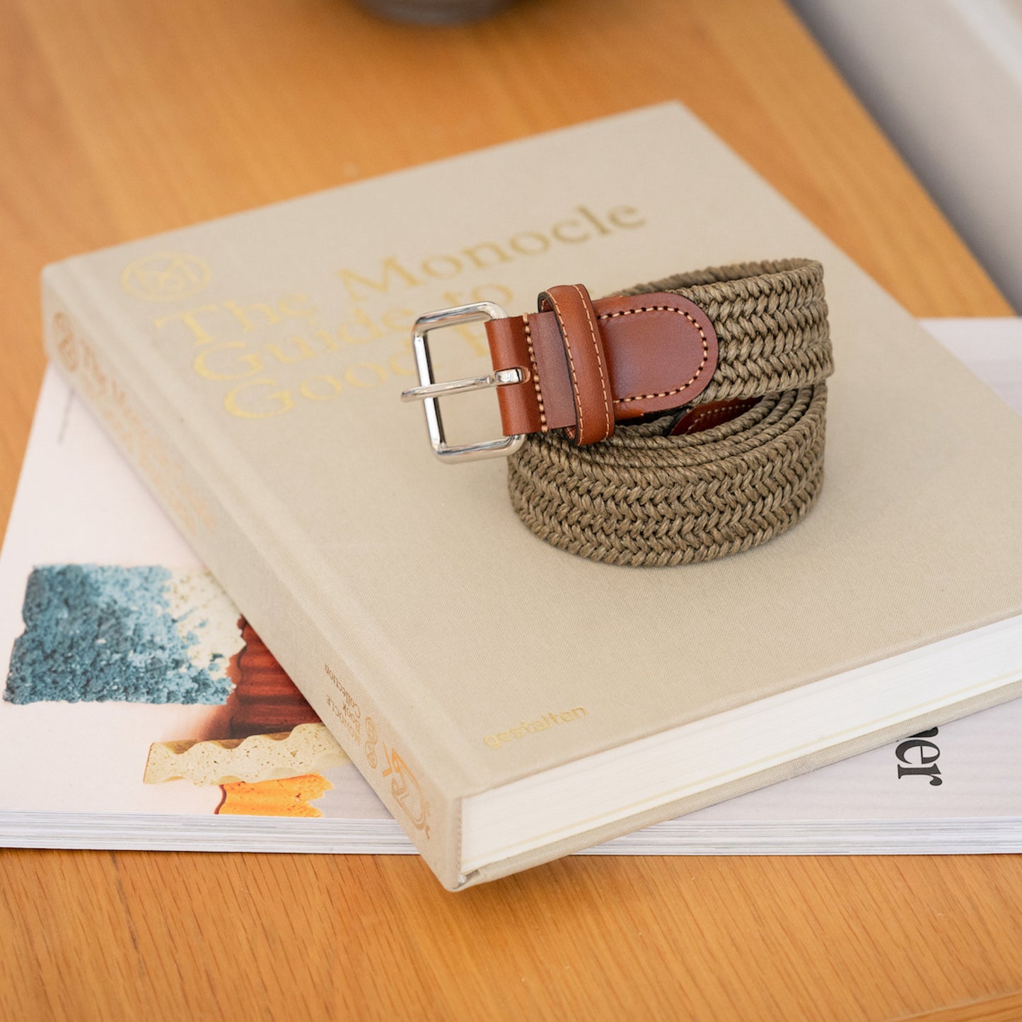 La Ceinture Tressée Lin Alzo