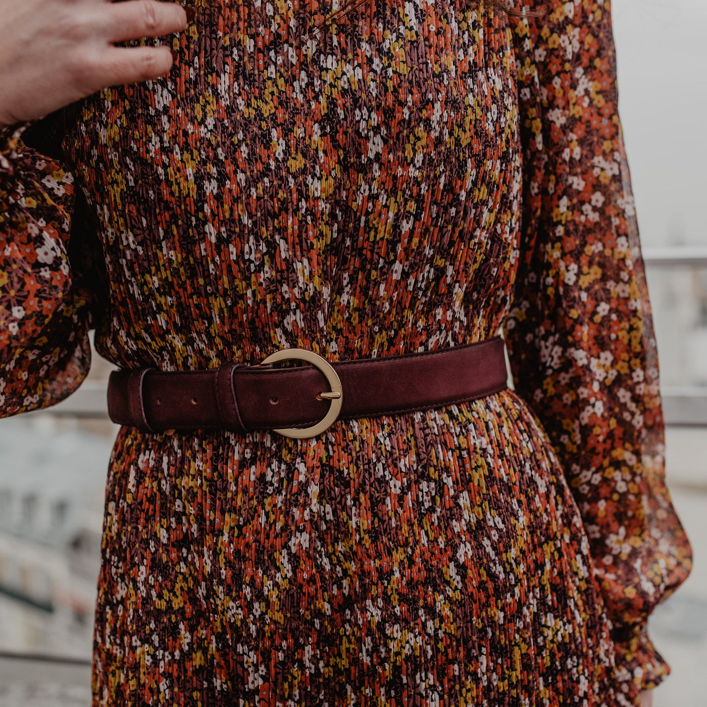 La Ceinture Nubuck Femme