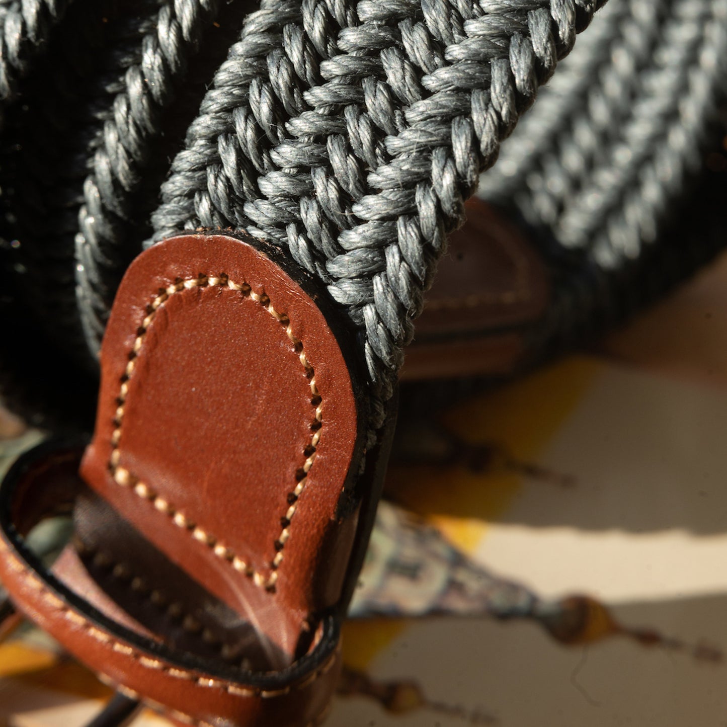La Ceinture Tressée Lin Alzo