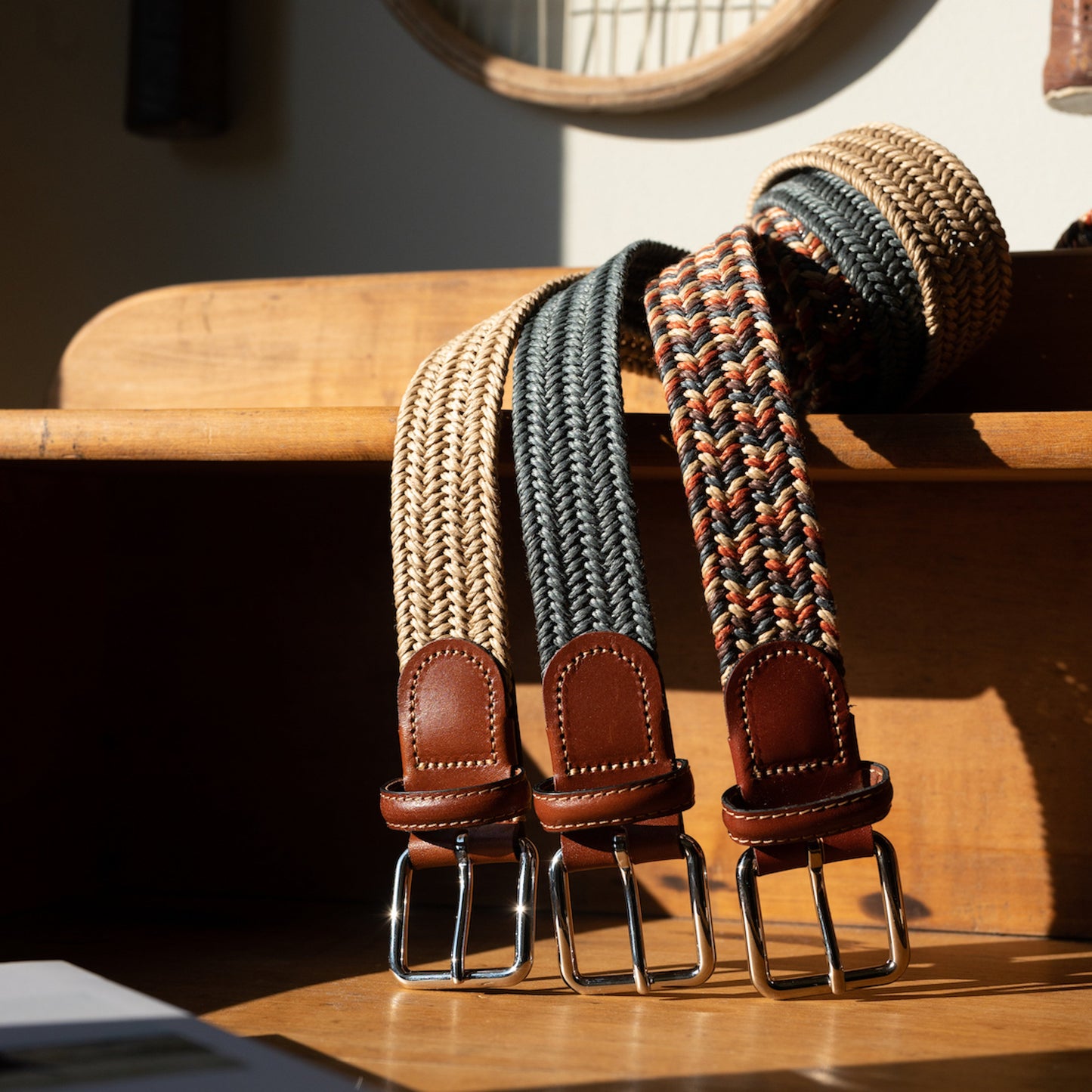La Ceinture Tressée Lin Alzo