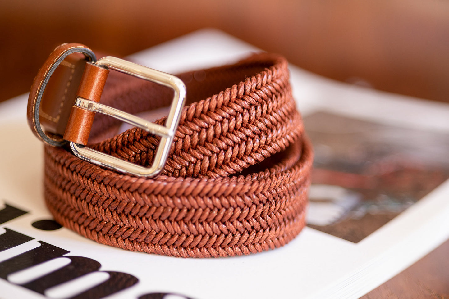 La Ceinture Tressée Lin Alzo