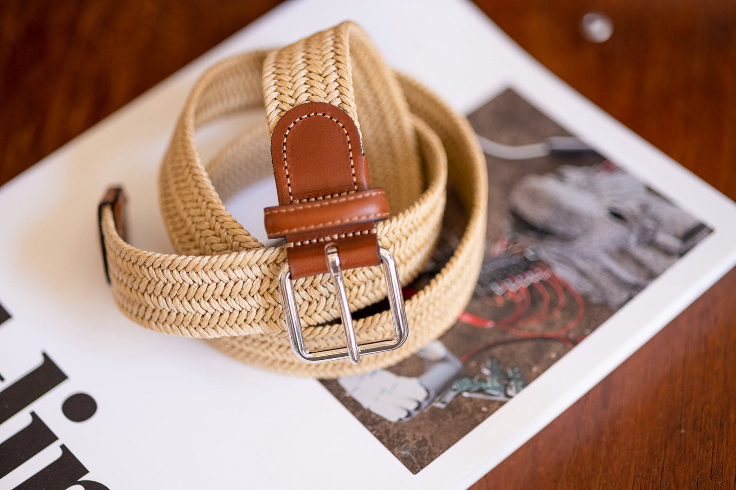 La Ceinture Tressée Lin Alzo
