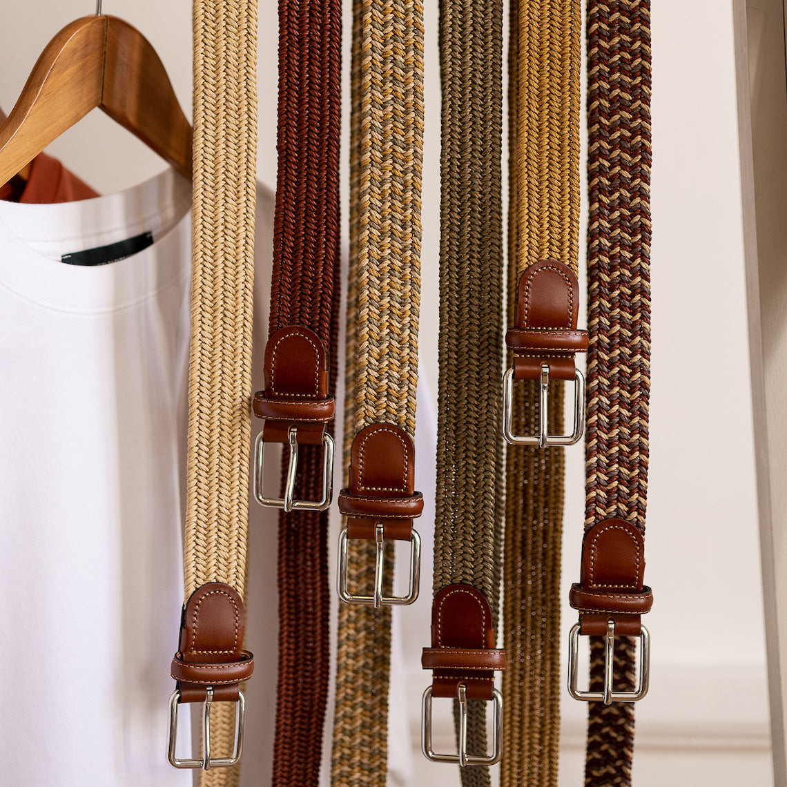 La Ceinture Tressée Lin Alzo