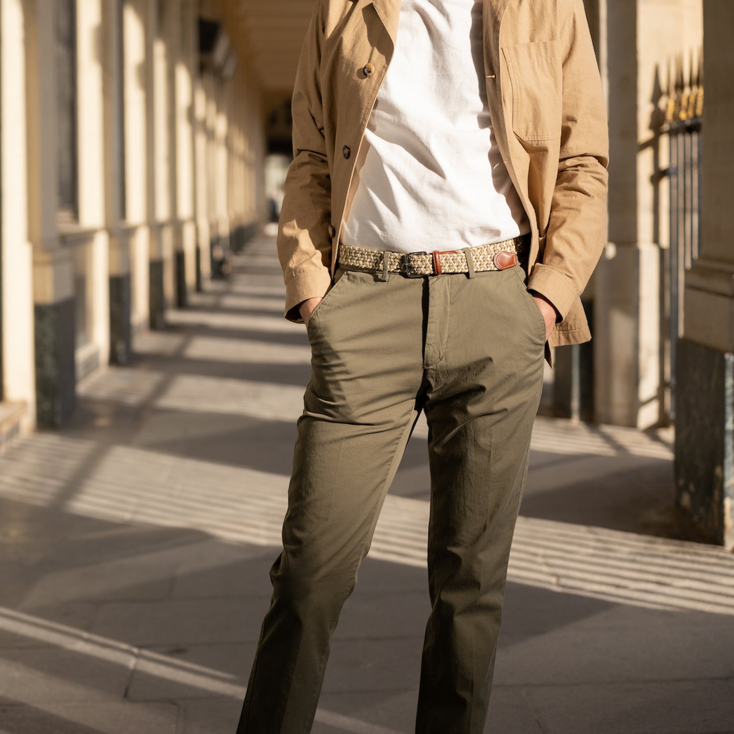 La Ceinture Tressée Lin Alzo