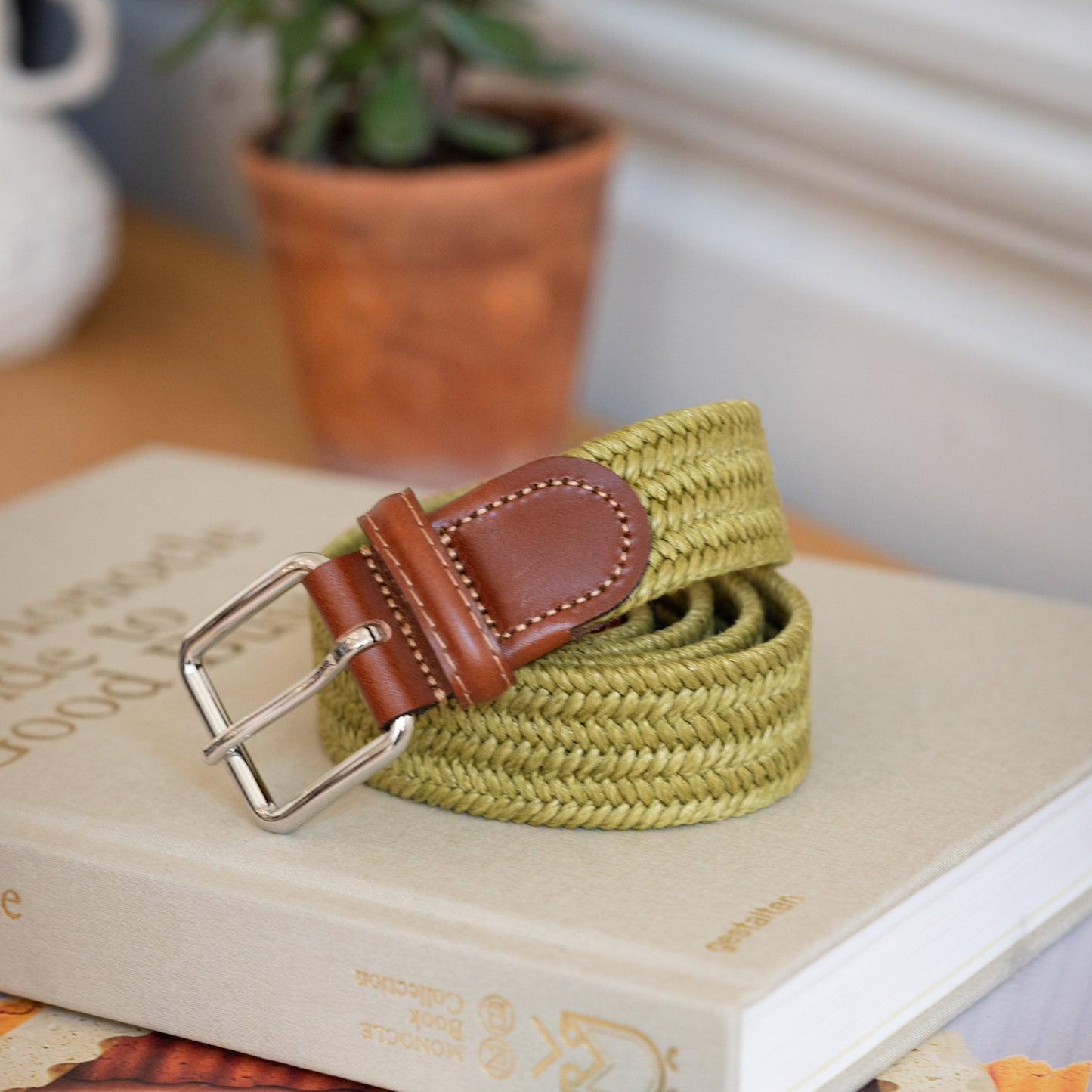 La Ceinture Tressée Lin Alzo