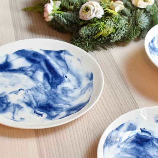 1882 Ltd - Assiette Indigo Storm