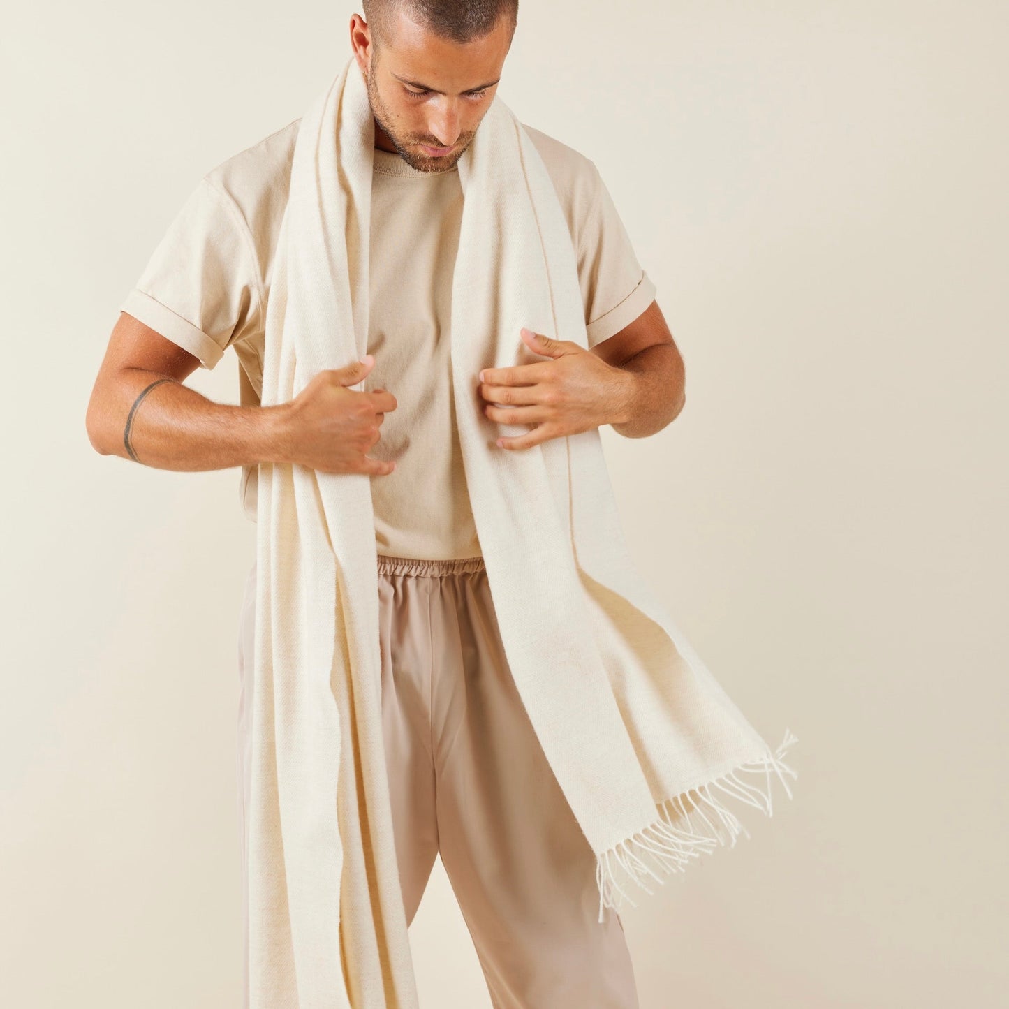 L'Echarpe Atalaya Oversize - Laine Baby Alpaga