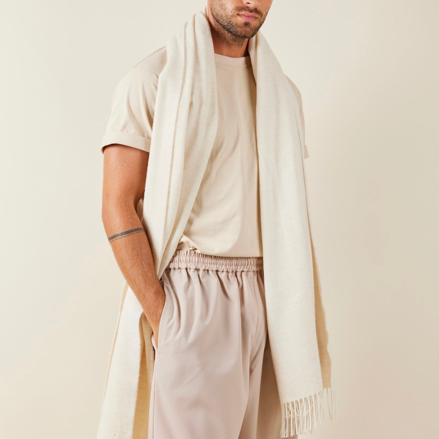 L'Echarpe Atalaya Oversize - Laine Baby Alpaga