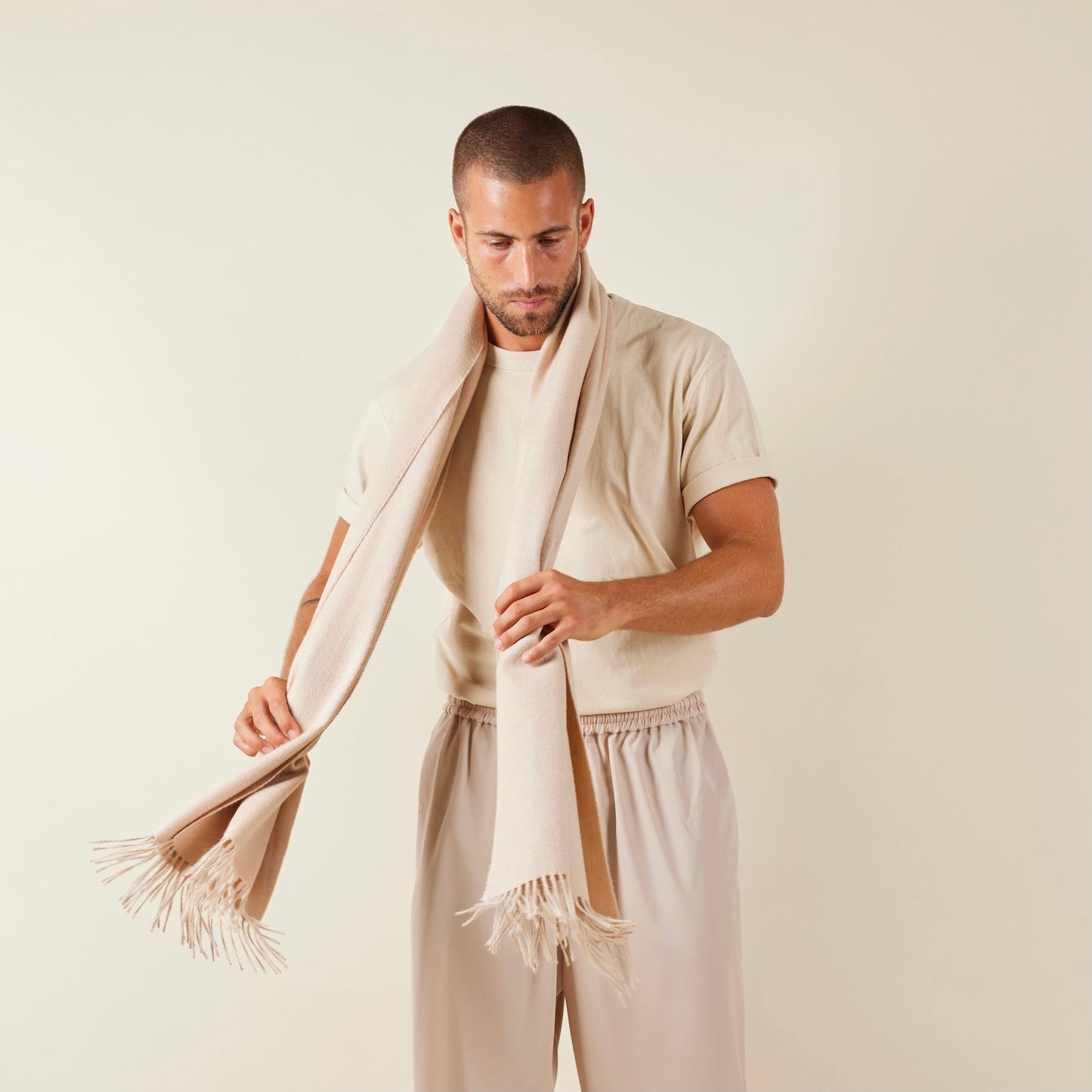 L'Echarpe Atalaya Oversize - Laine Baby Alpaga