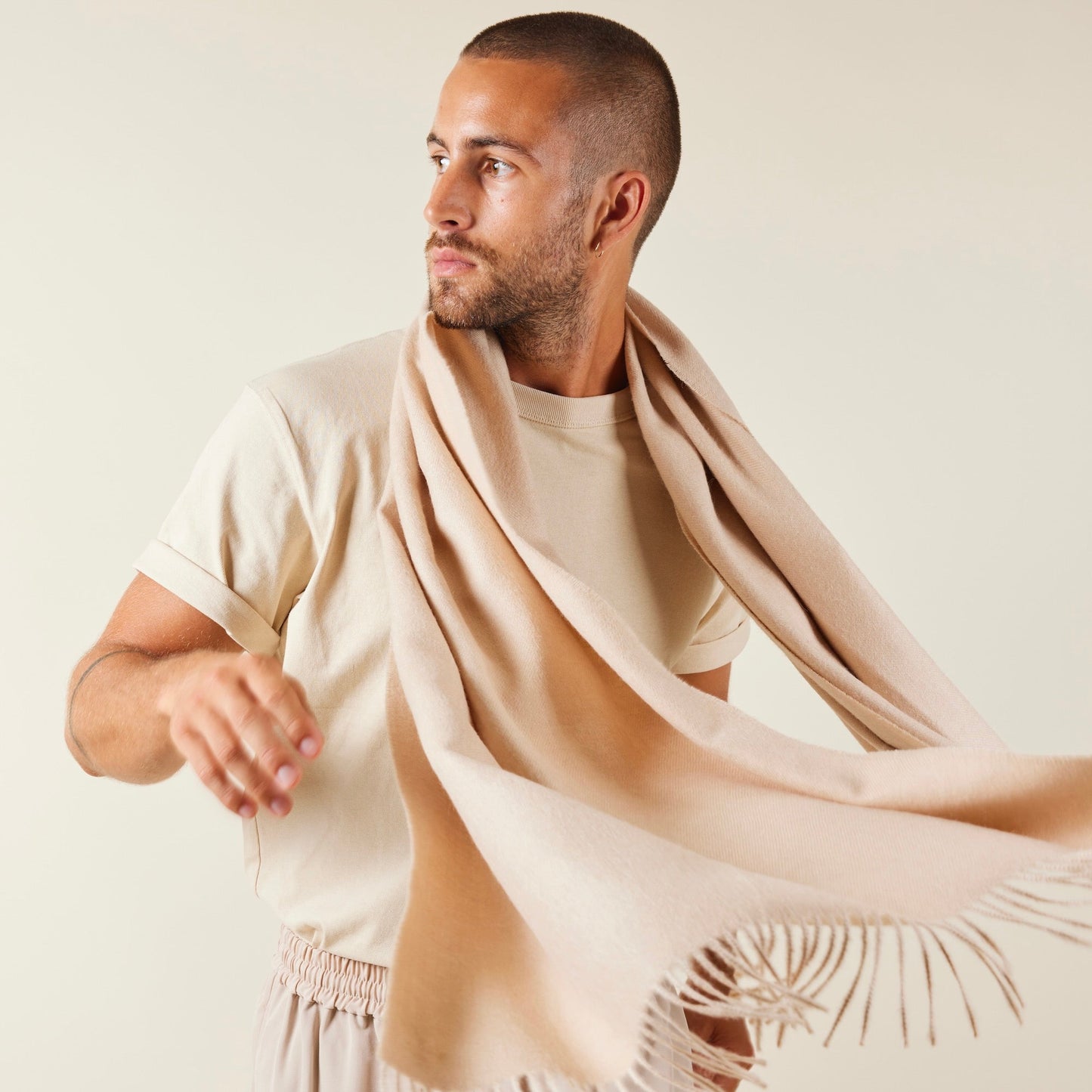 L'Echarpe Atalaya Oversize - Laine Baby Alpaga