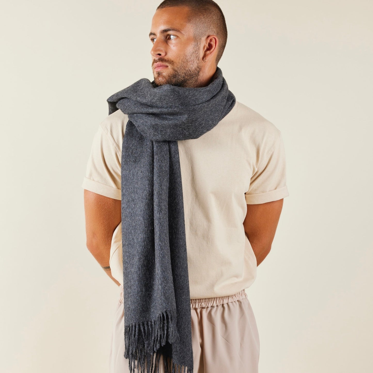 L'Echarpe Atalaya Oversize - Laine Baby Alpaga