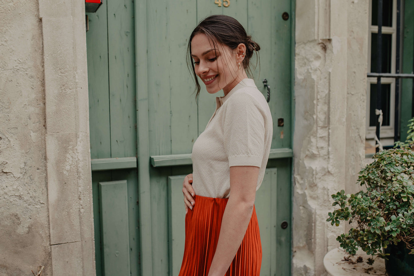 Le Polo Tricot Coton GOTS Femme