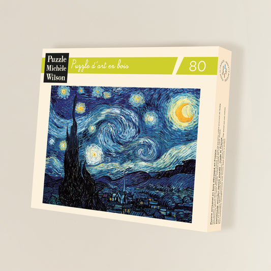 Puzzle Michèle Wilson - Nuit Etoilée Van Gogh - 80 pièces